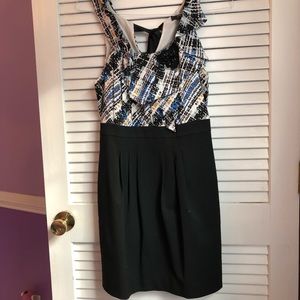 Flattering silk BCBG dress